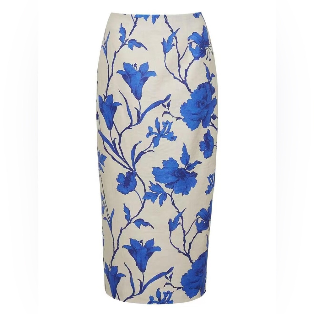 Cara Cara sienna skirt Athena Cobalt NWOT